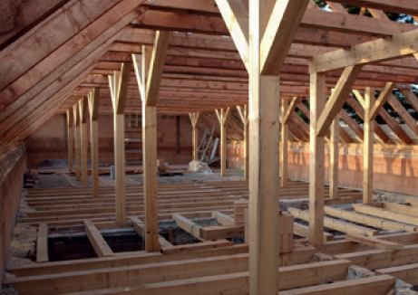 Ošetřené dřevo je základ kvalitní střechy