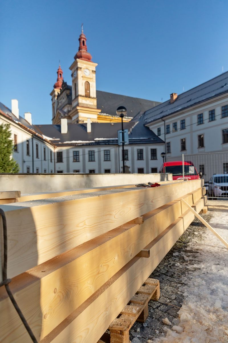 Bochemit QB Profi protects the wooden elements of the former Augustinian monastery in Šternberk